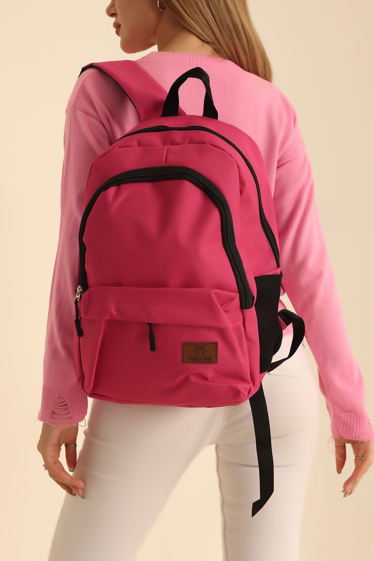 حقيبة كتف Rosmod لون زهري