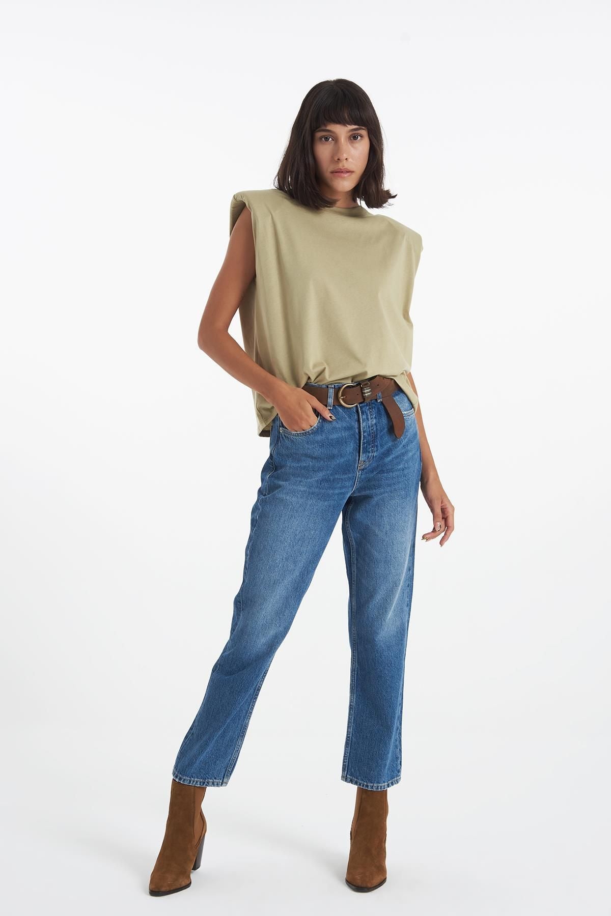 جينز CROSS JEANS لون برتقالي