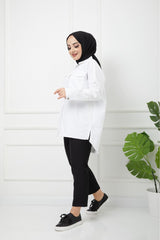 جاكيت VELLICHOR لون أبيض