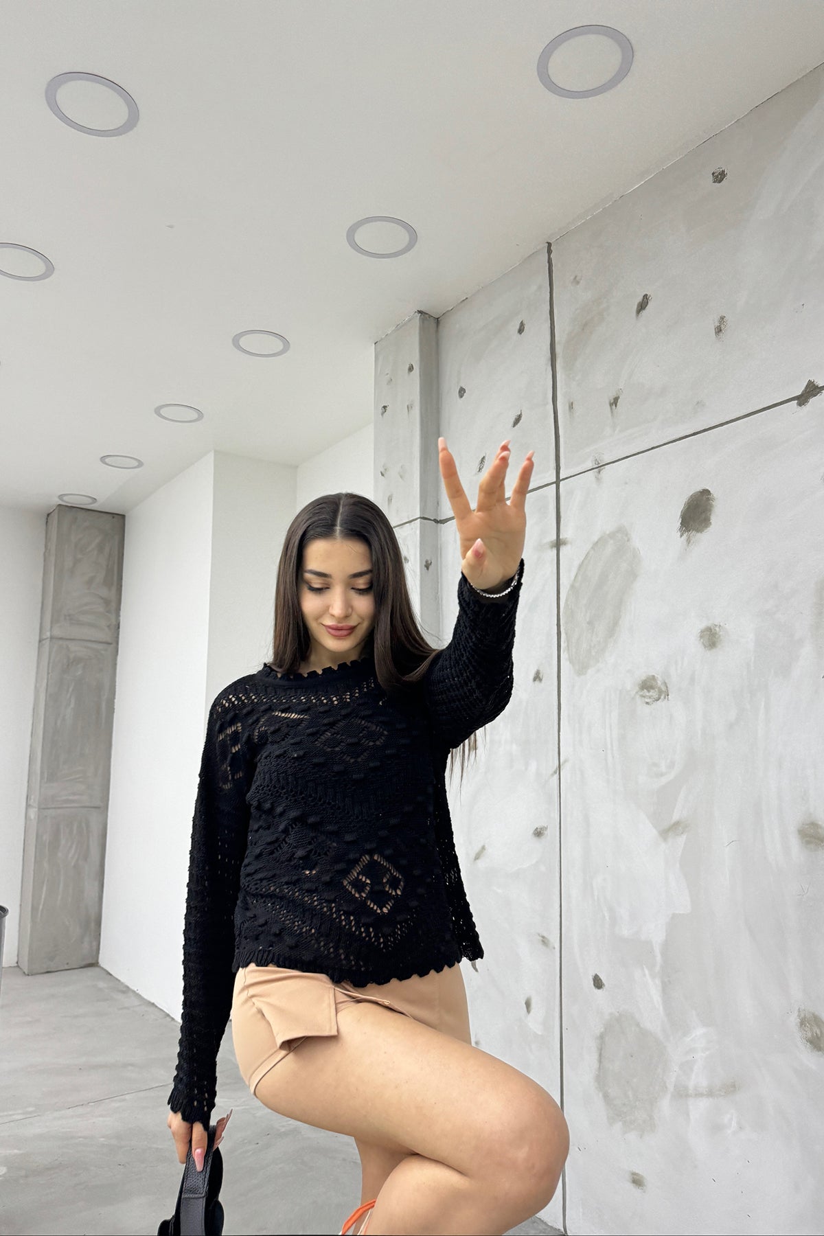 بلوزة Cistern İstanbul لون أسود