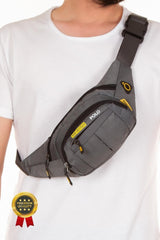 حقيبة خصر Newish Polo لون رمادي