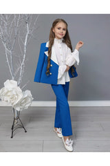 بدلة By Feyza Kids Collection لون أزرق غامق