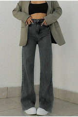 جينز Livik لون رمادي