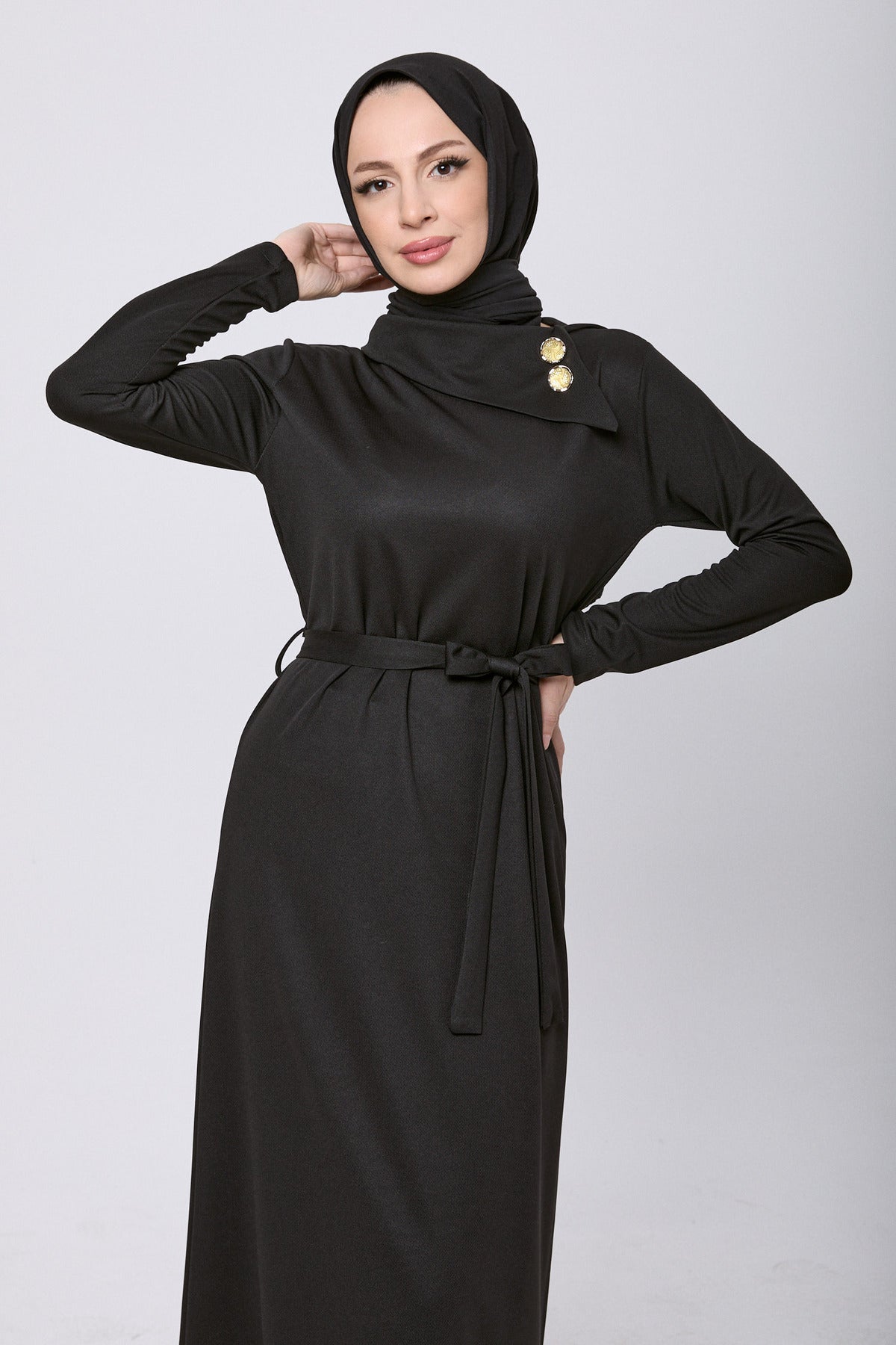 فستان TOFİSA لون أسود