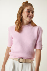 بلوزة Happiness İstanbul لون أزرق غامق