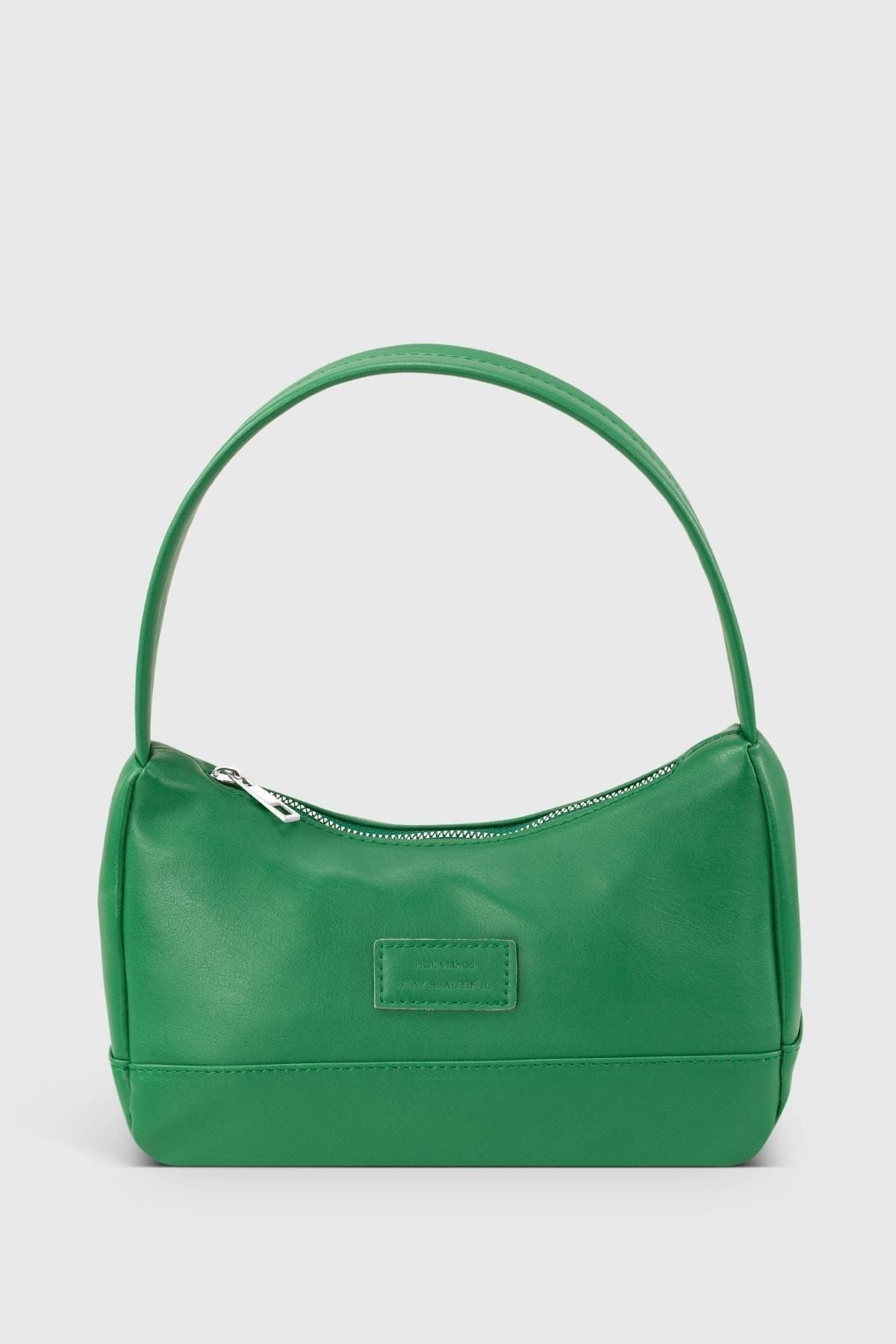 حقيبة كتف Housebags لون أخضر