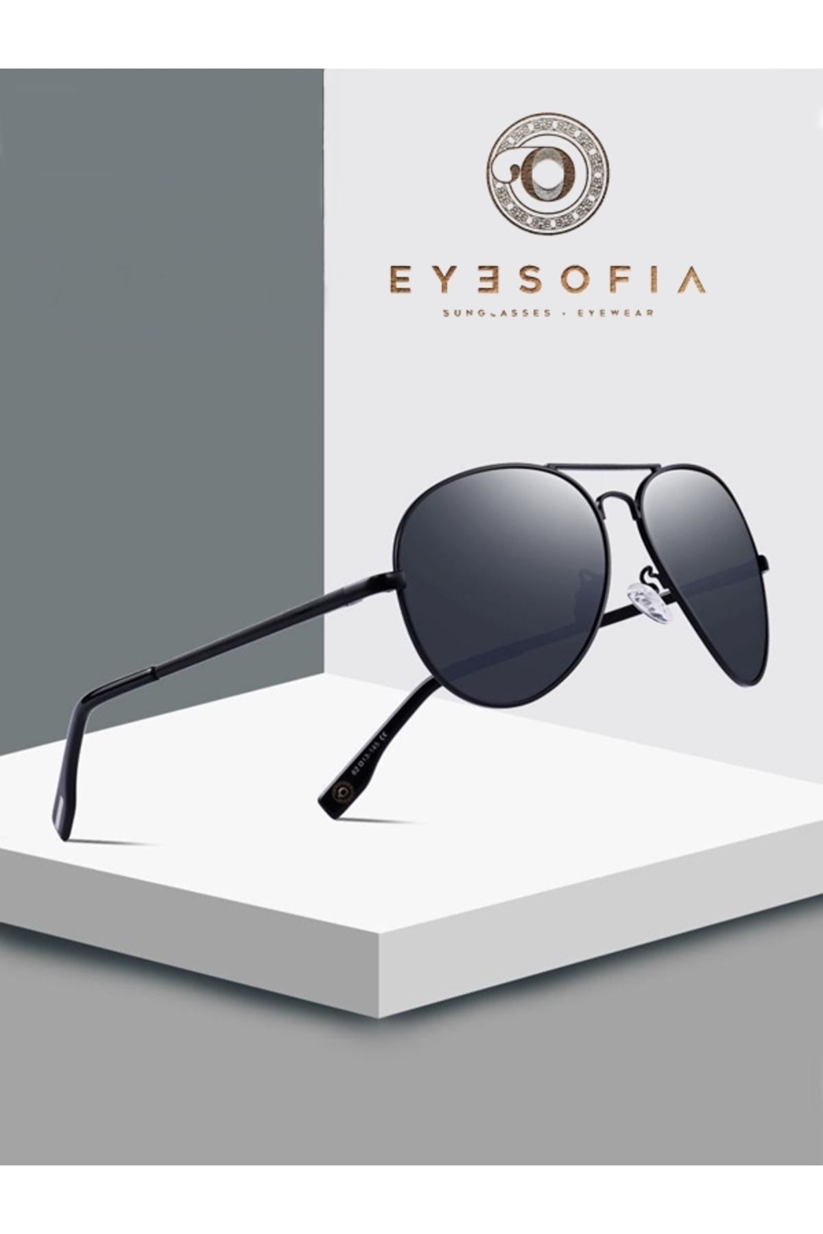 نظارة شمسية Eyesofia لون أسود