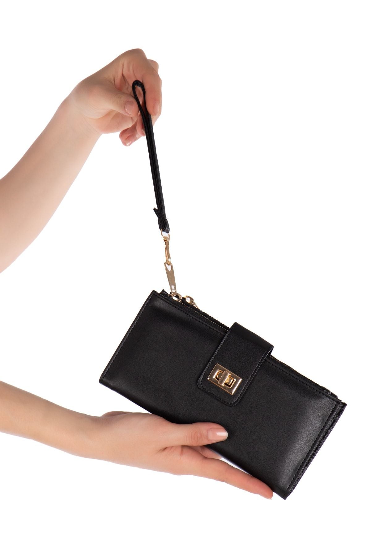 محفظة NEWISH POLO ACCESSORIES لون أسود