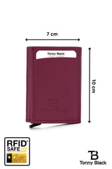 محفظة Tonny Black لون بنفسجي