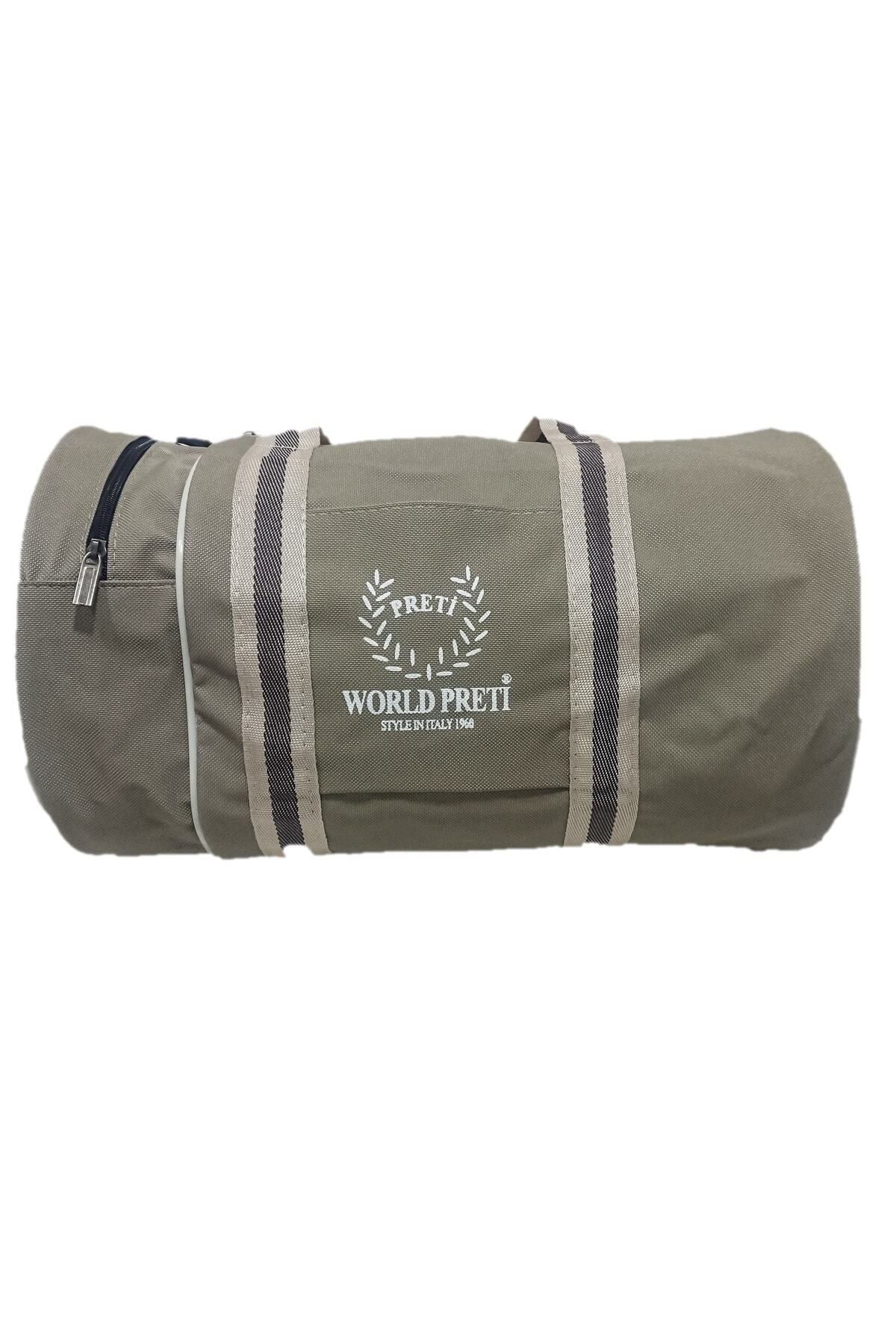 حقيبة رياضية WORLD PRETİ لون بيج