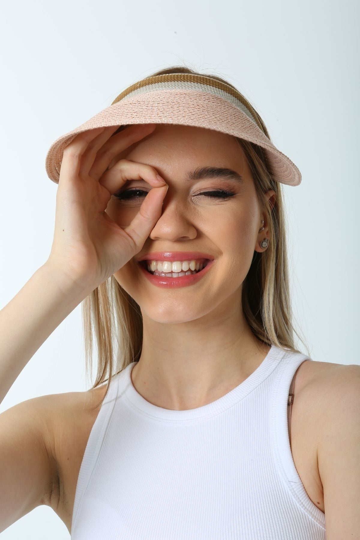 قبعة Luminos Butik لون زهري