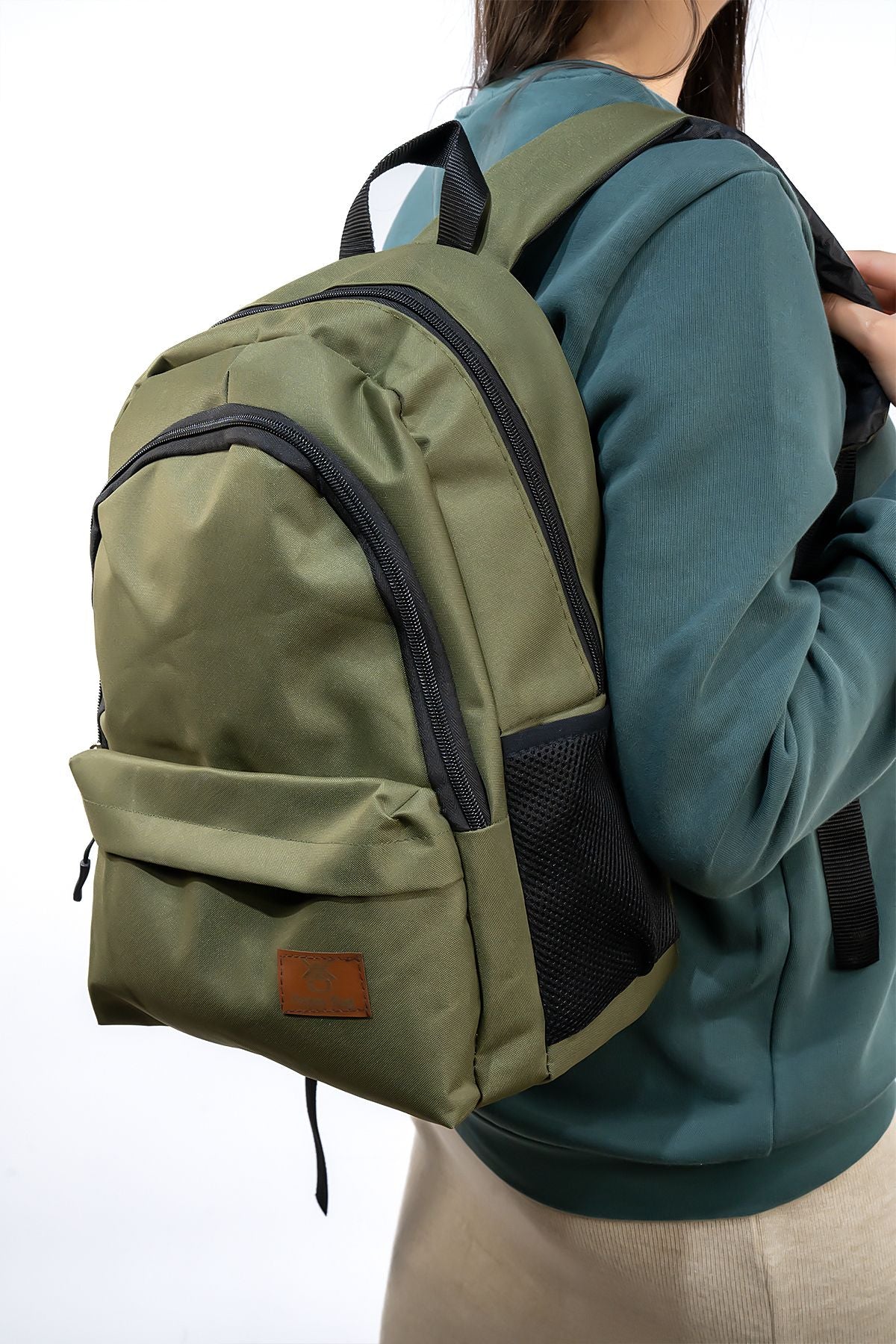 حقيبة كتف Rosmod لون كاكي