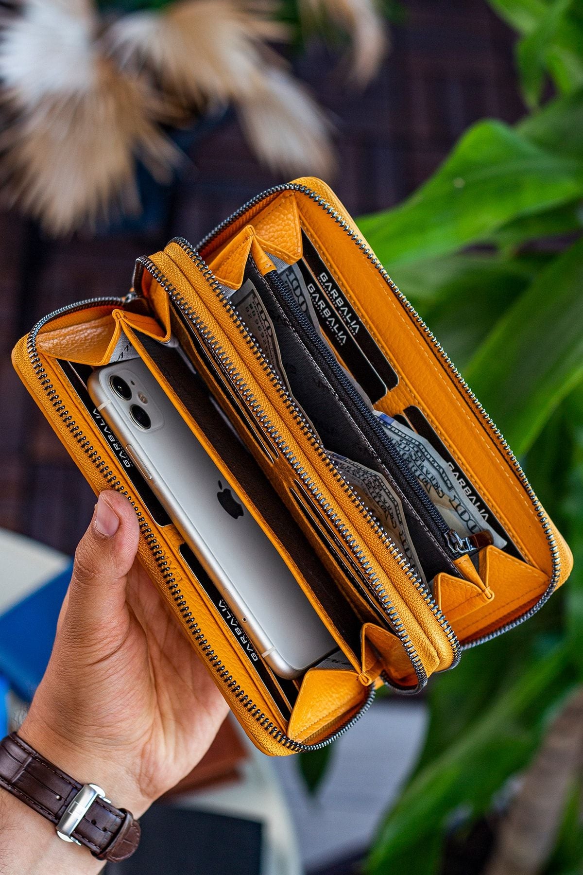 محفظة Garbalia لون برتقالي