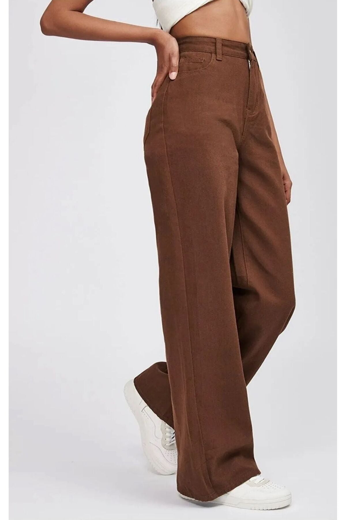 جينز LAMİRAMOOD لون بني