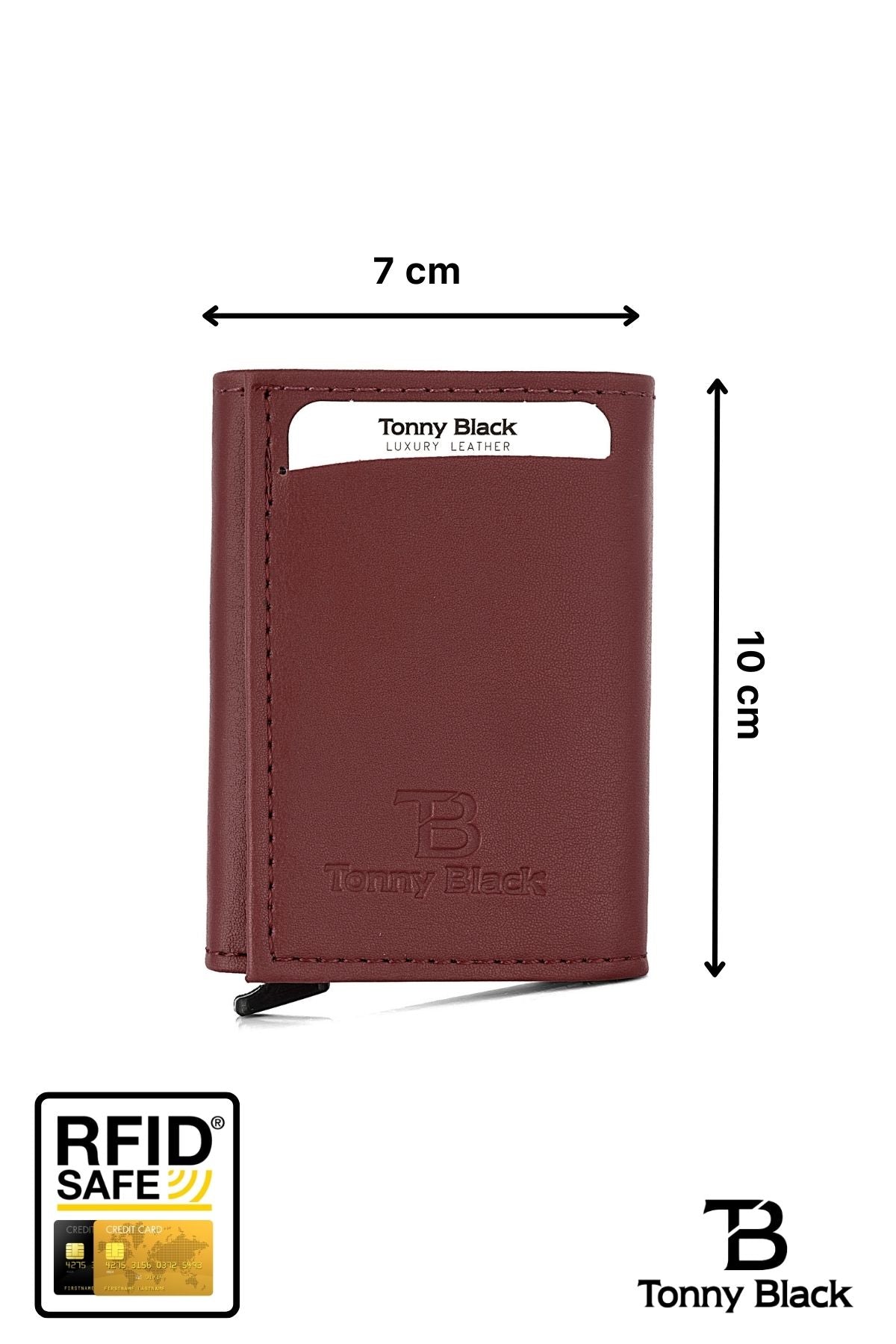 محفظة Tonny Black لون أحمر