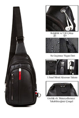 حقيبة كتف Av A Dos لون أسود