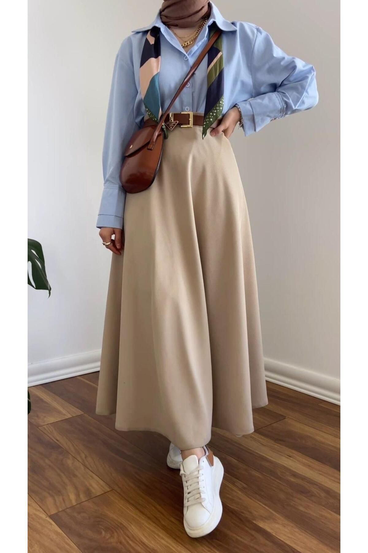 تنورة CNG MODA لون رمادي