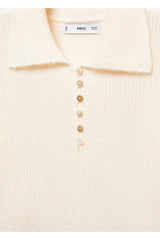 كنزة MANGO لون بيج فاتح