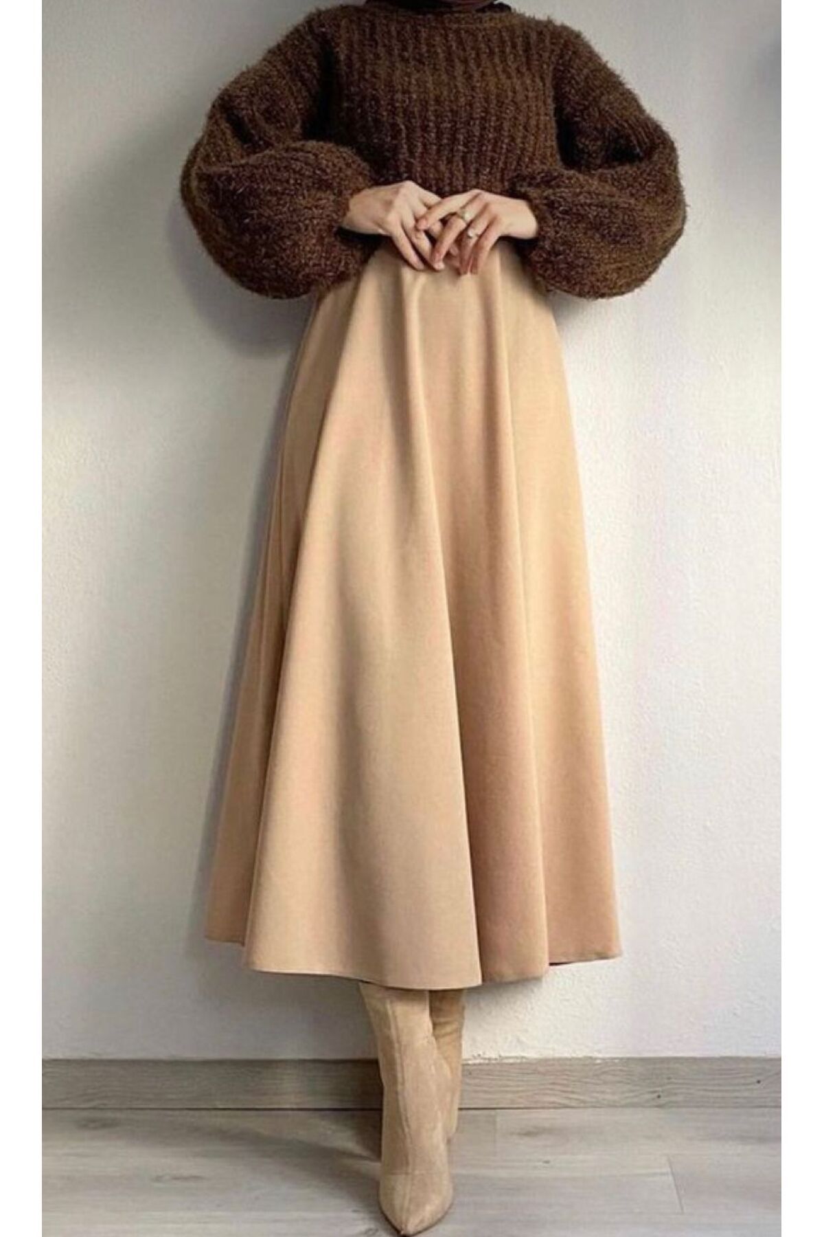 تنورة CNG MODA لون بني