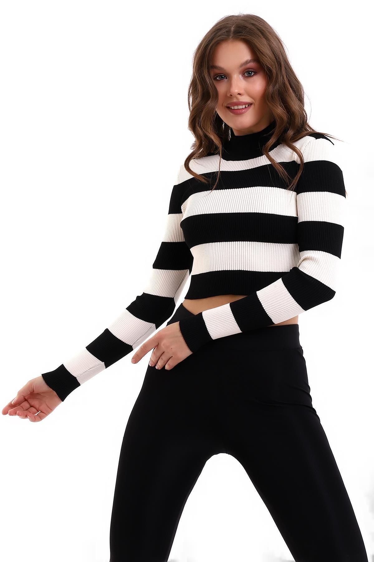 كنزة Irmak Kerekli لون أسود