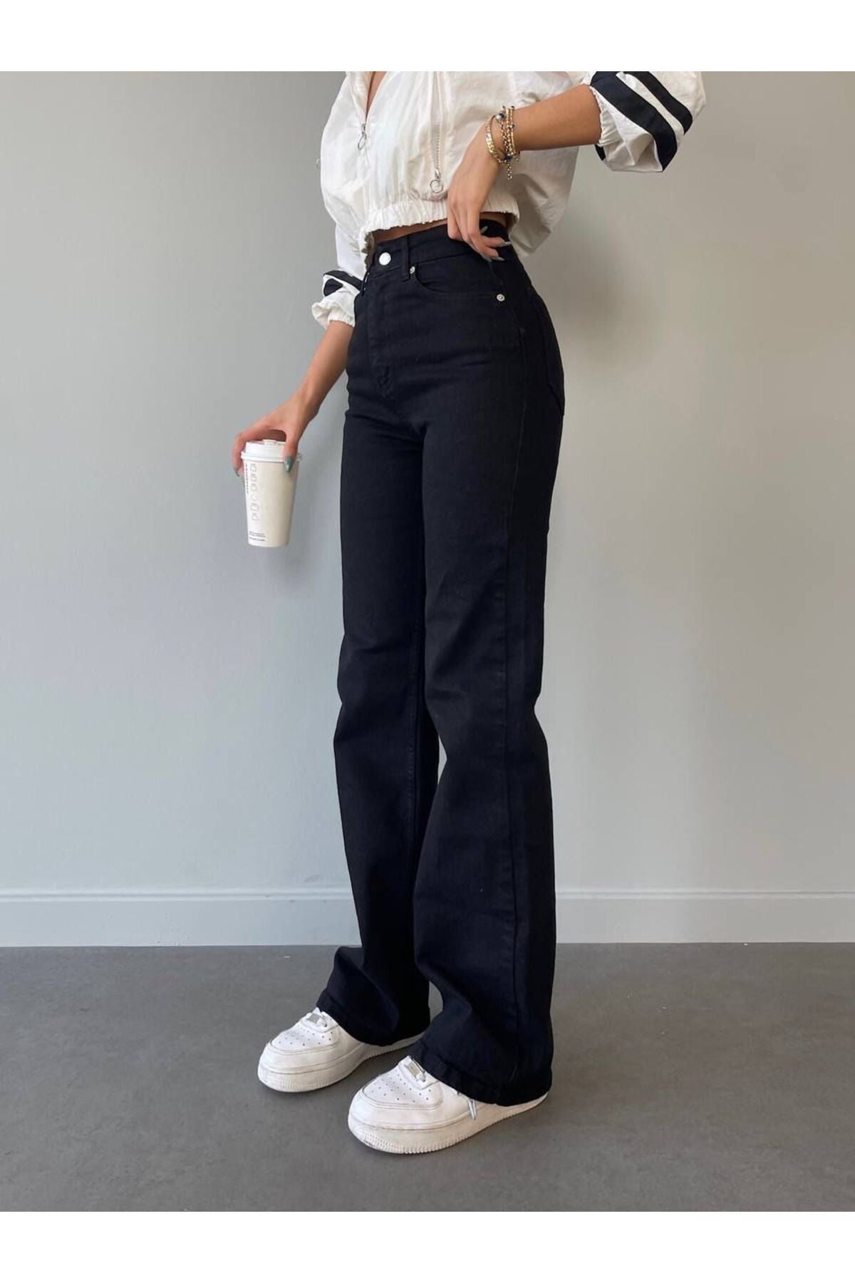 جينز LAMİRAMOOD لون أسود