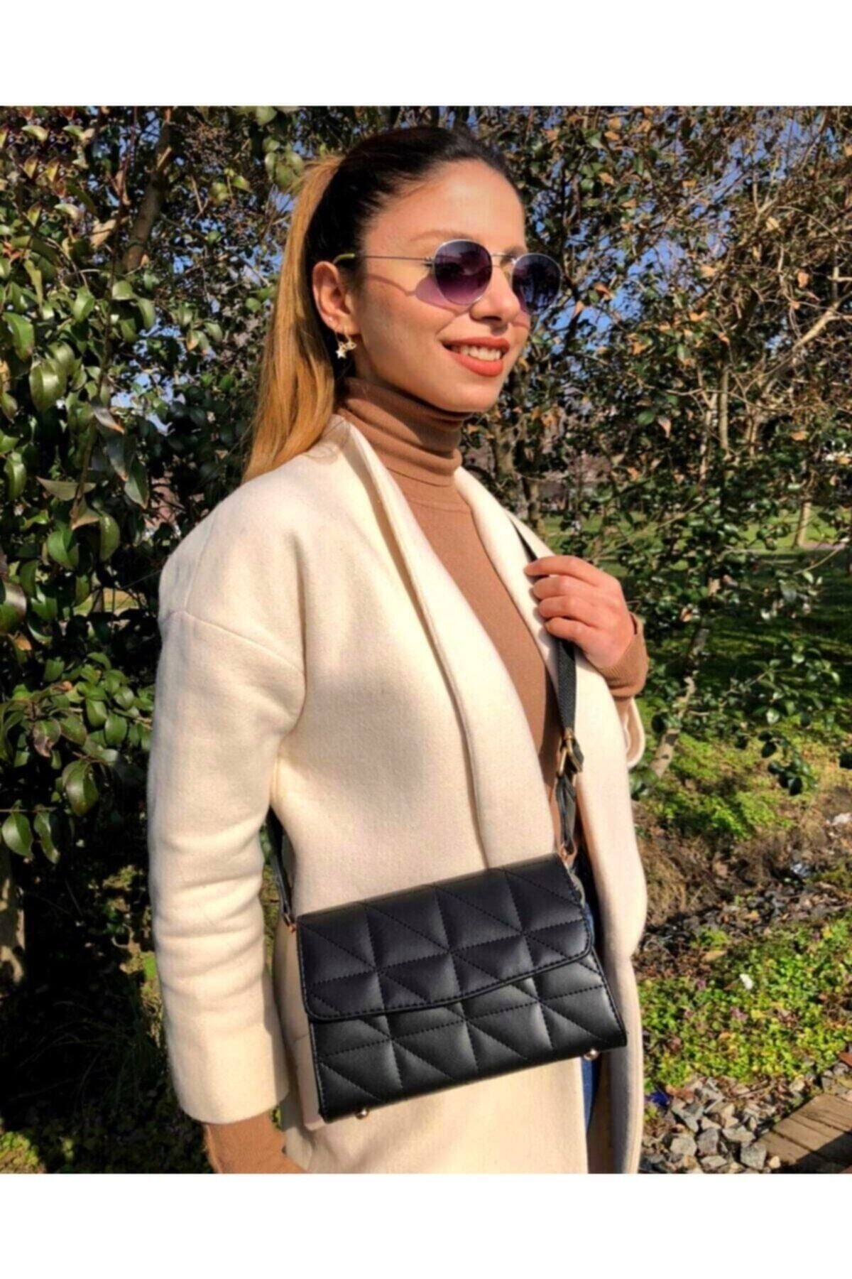 حقيبة كتف Everglow Jewelry لون أسود