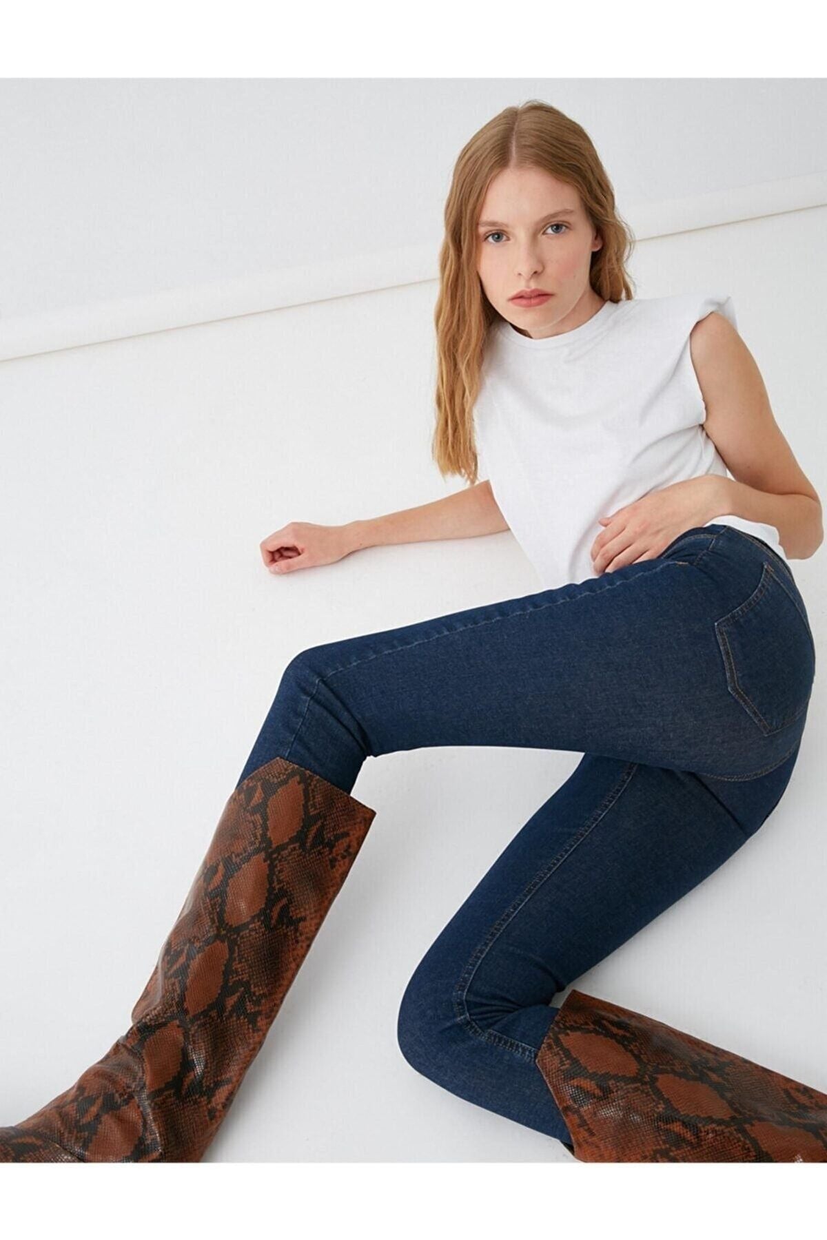 جينز Ramrod لون أزرق غامق