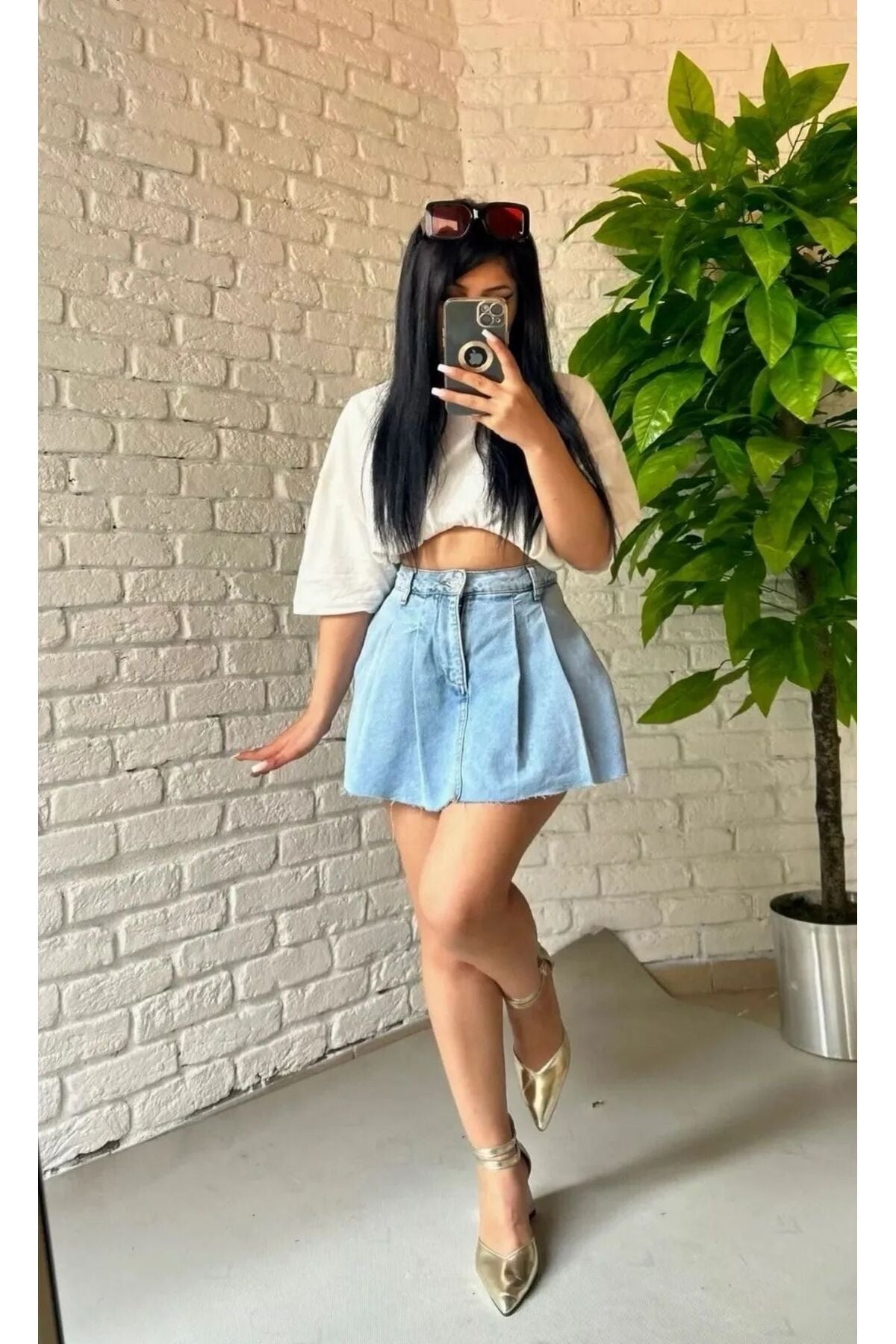 جينز LAMİRAMOOD لون بني