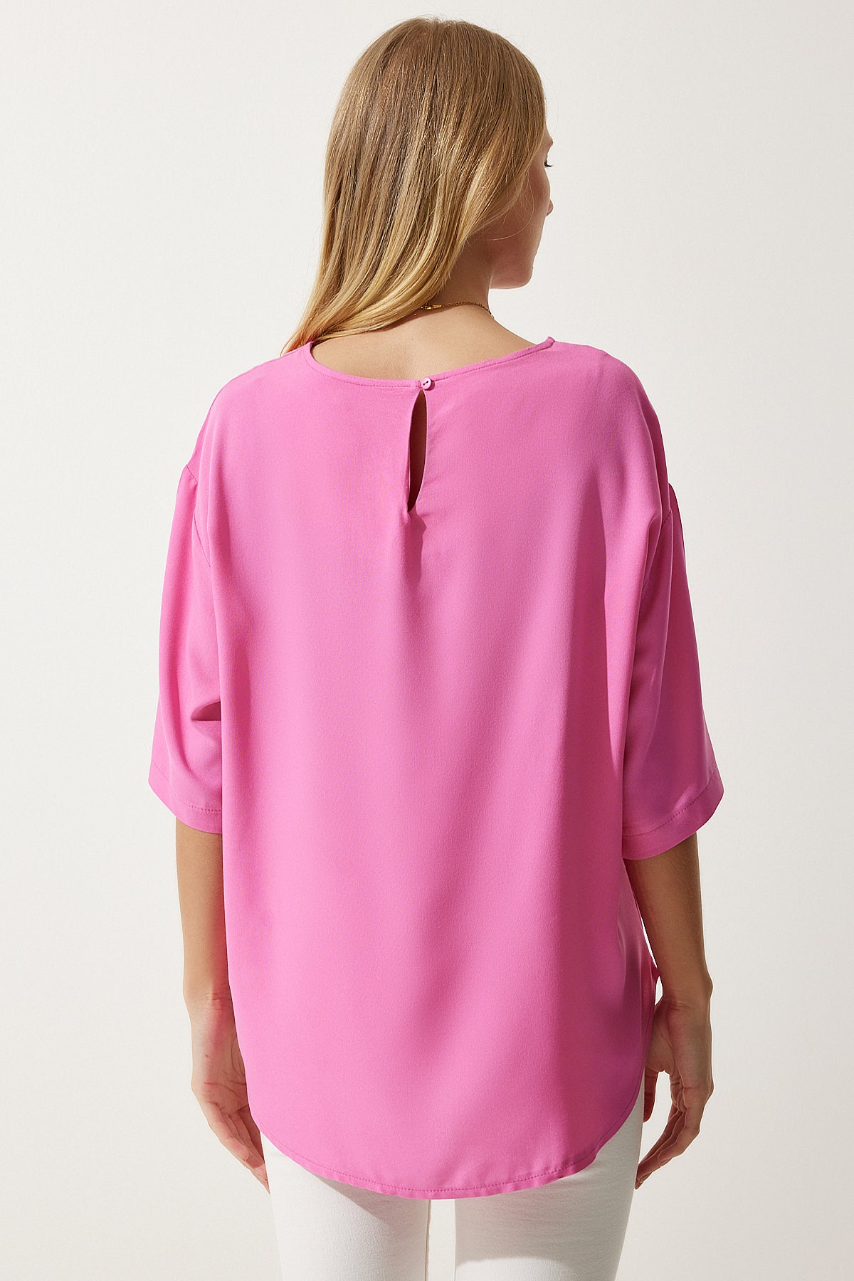 بلوزة Happiness İstanbul لون زهري