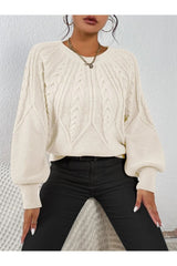 كنزة AQE FASHION لون أبيض