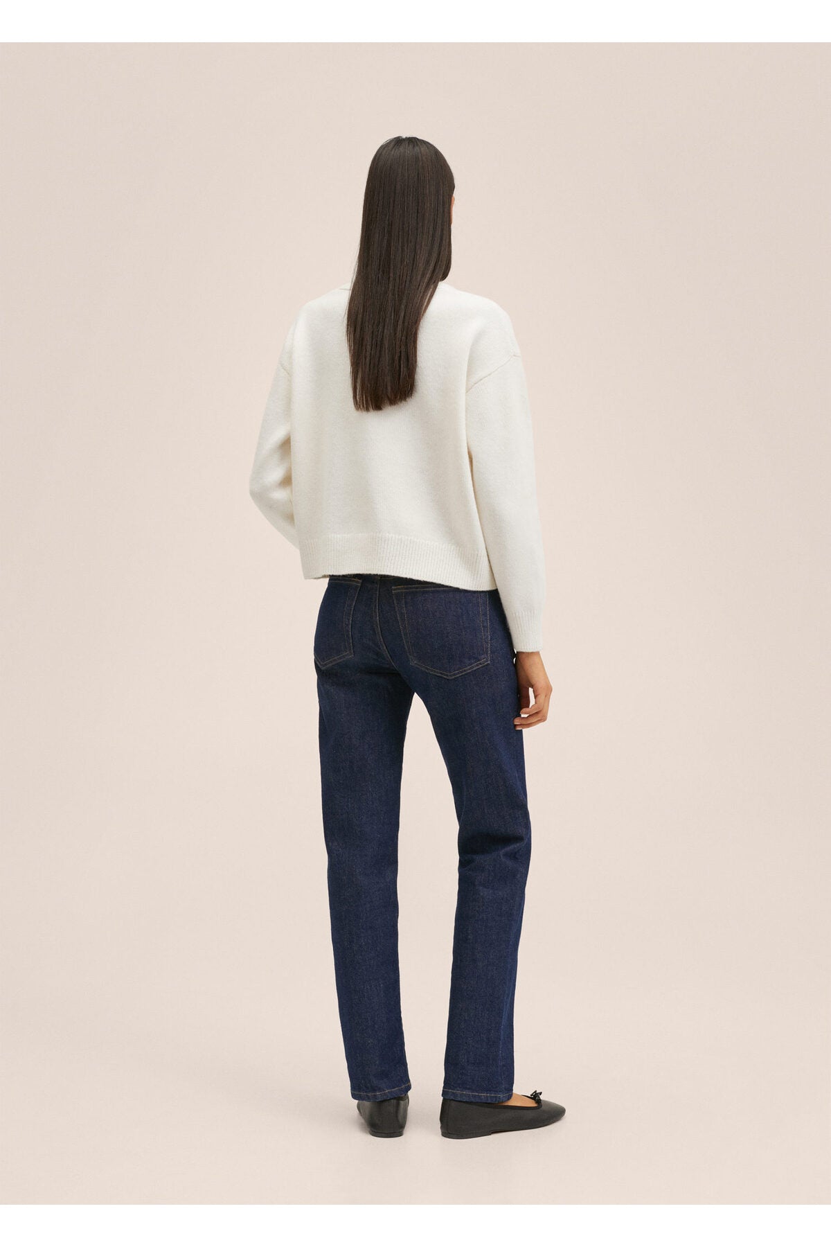 كنزة MANGO لون زهري