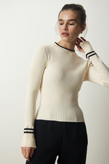 بلوزة Happiness İstanbul لون بيج