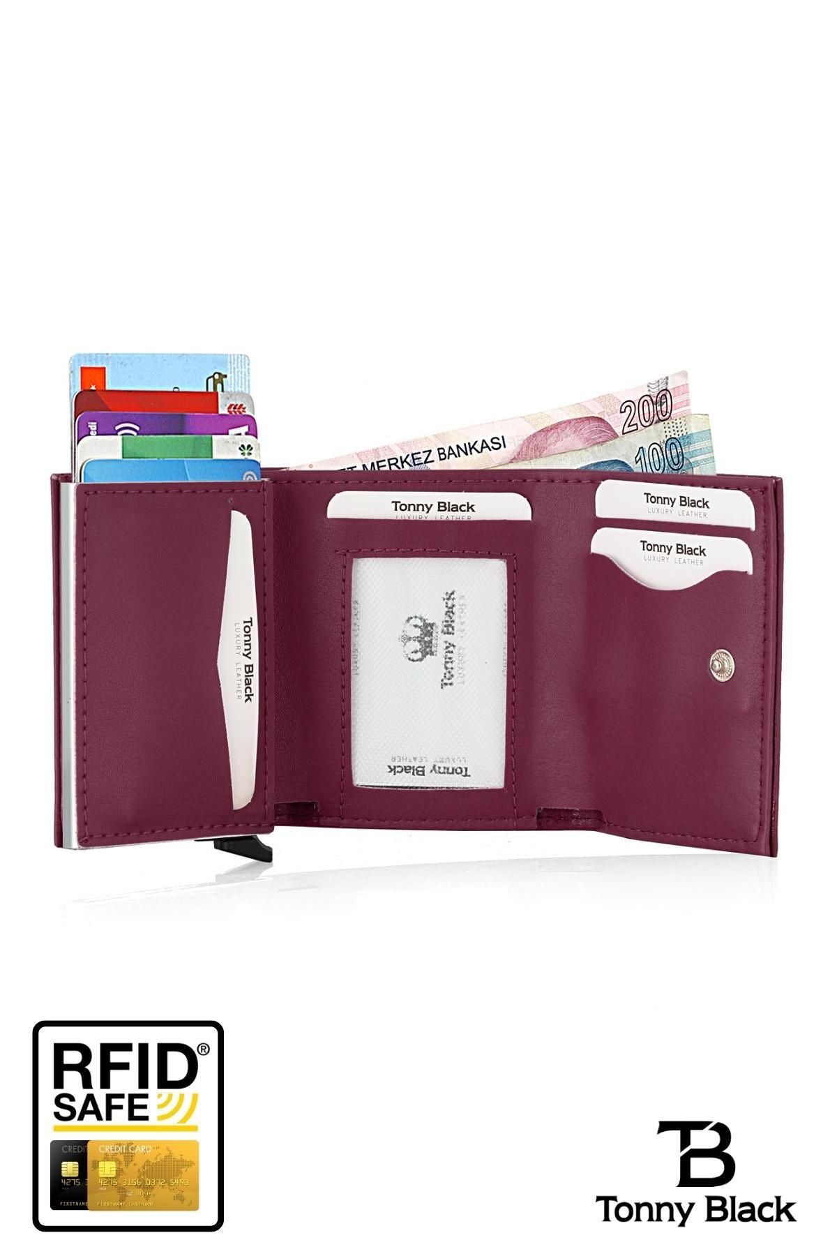محفظة Tonny Black لون بنفسجي