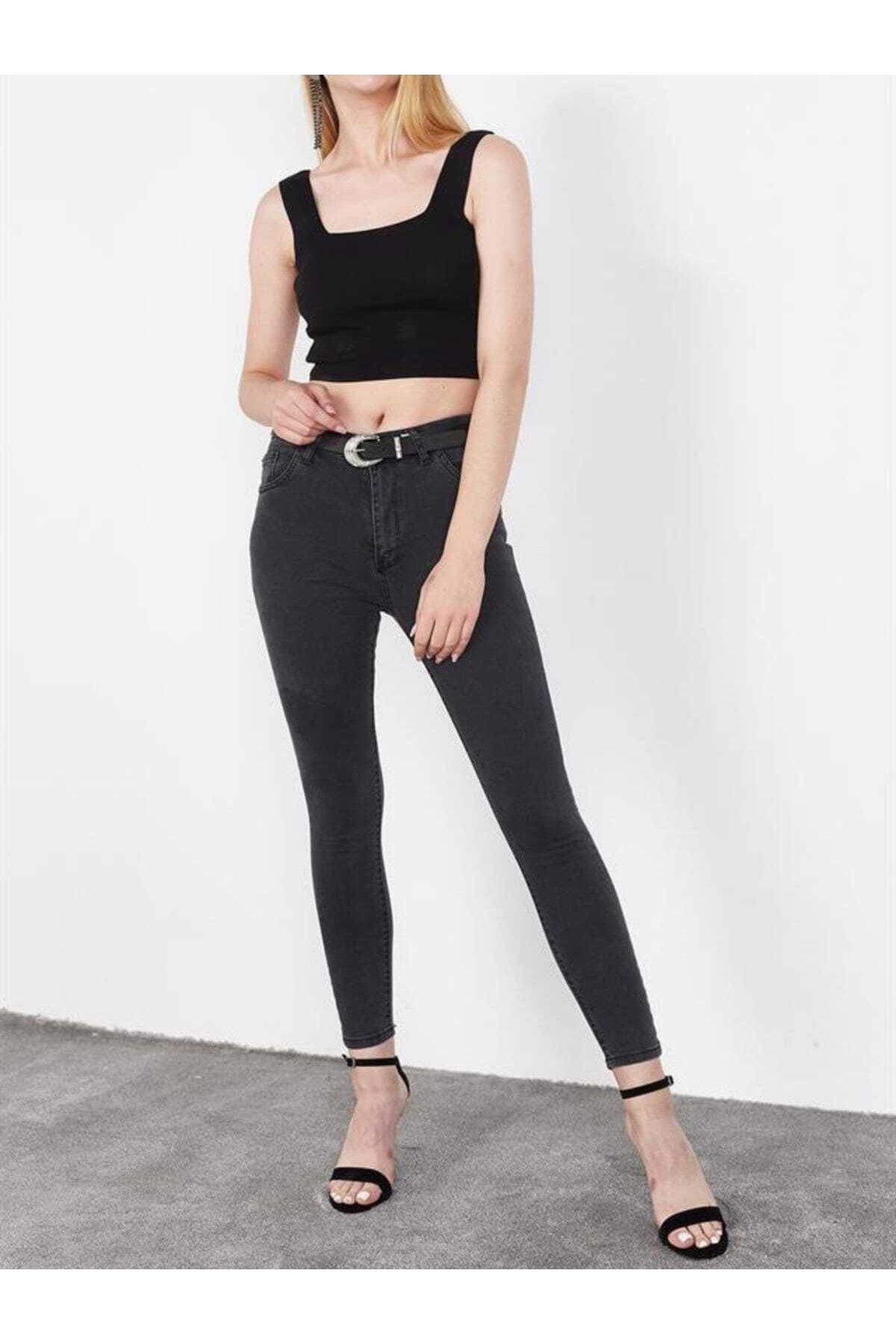 جينز geenz manifacture لون رمادي