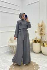 قفزة الحجاب Neşeli Butik لون رمادي