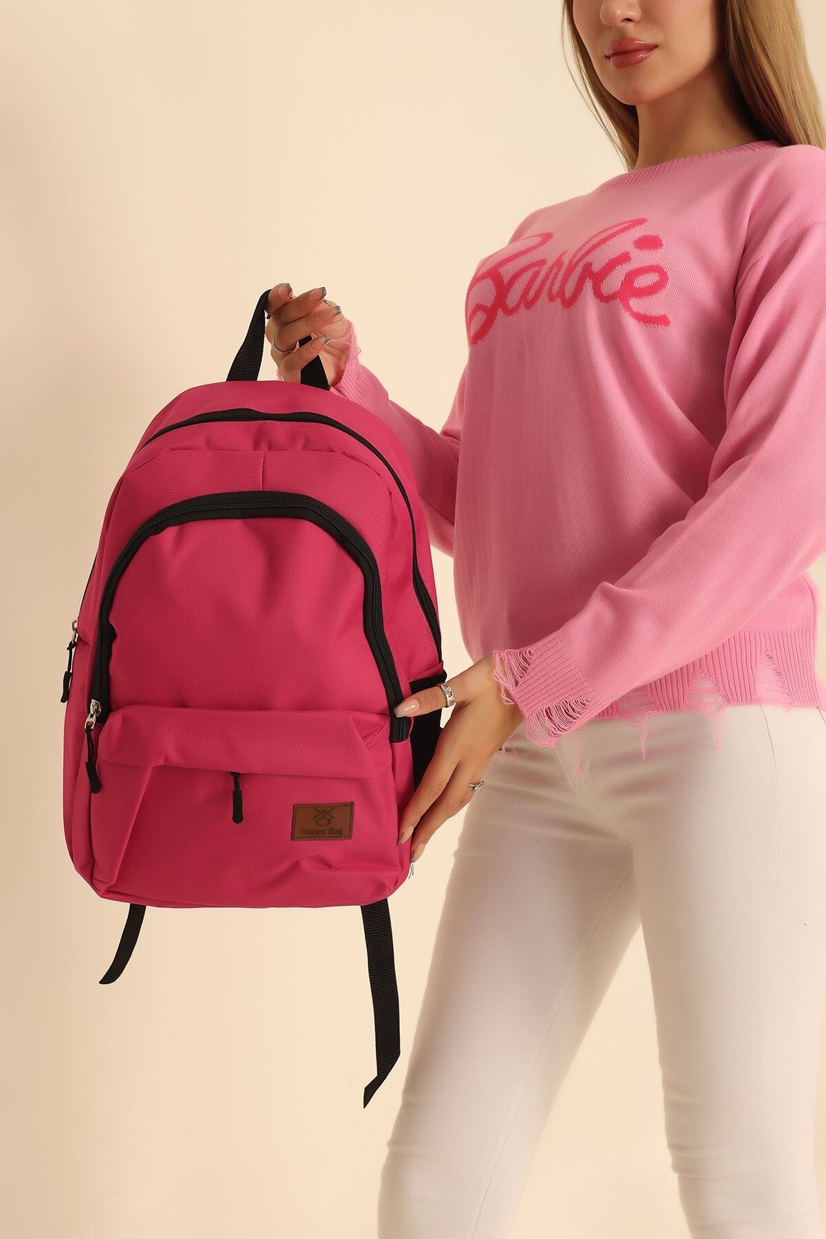 حقيبة كتف Rosmod لون زهري