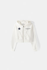 هودي Bershka لون أحمر