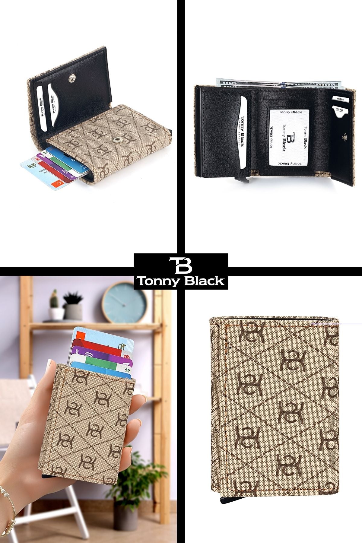 محفظة Tonny Black لون بني