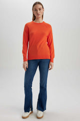 كنزة Defacto لون برتقالي