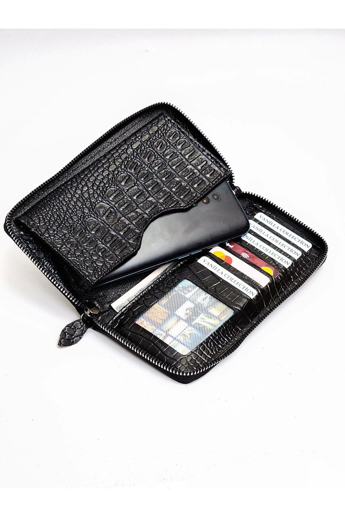 محفظة VANİLLA لون أسود