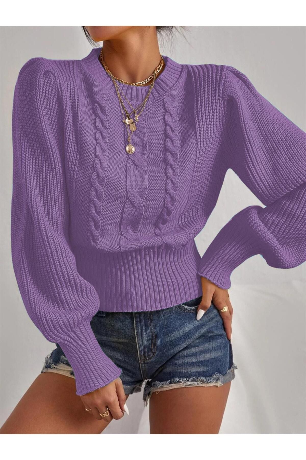 كنزة AQE FASHION لون بنفسجي