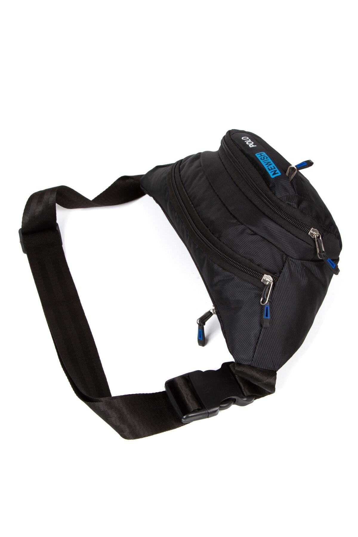 حقيبة خصر Newish Polo لون أسود