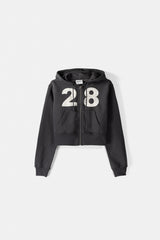 هودي Bershka لون رمادي