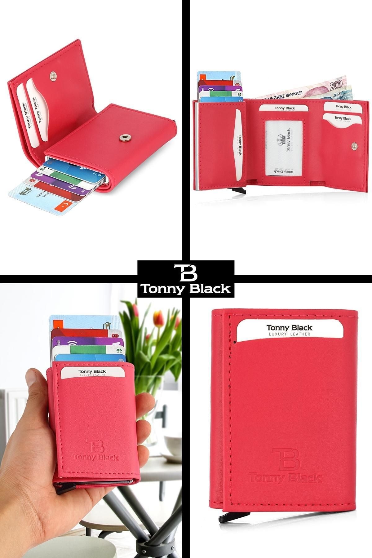 محفظة Tonny Black لون زهري