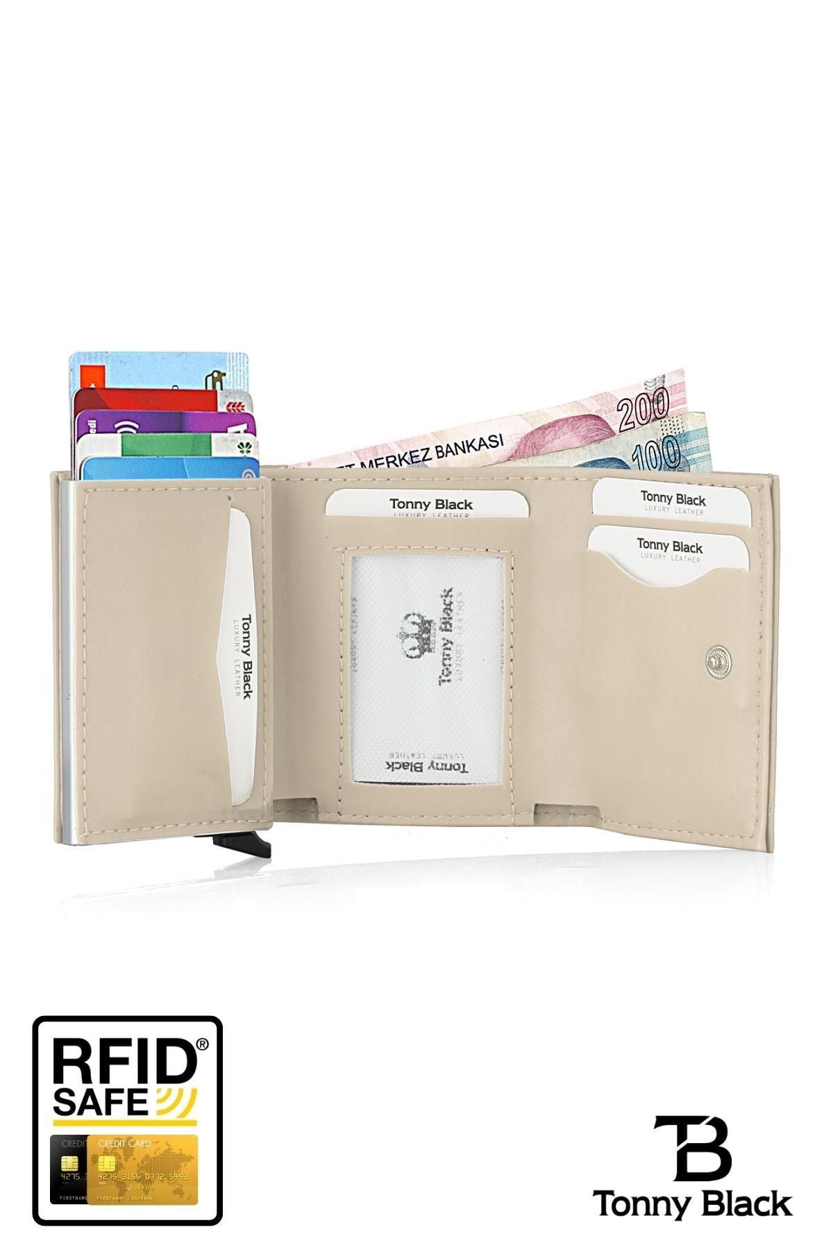 محفظة Tonny Black لون بيج