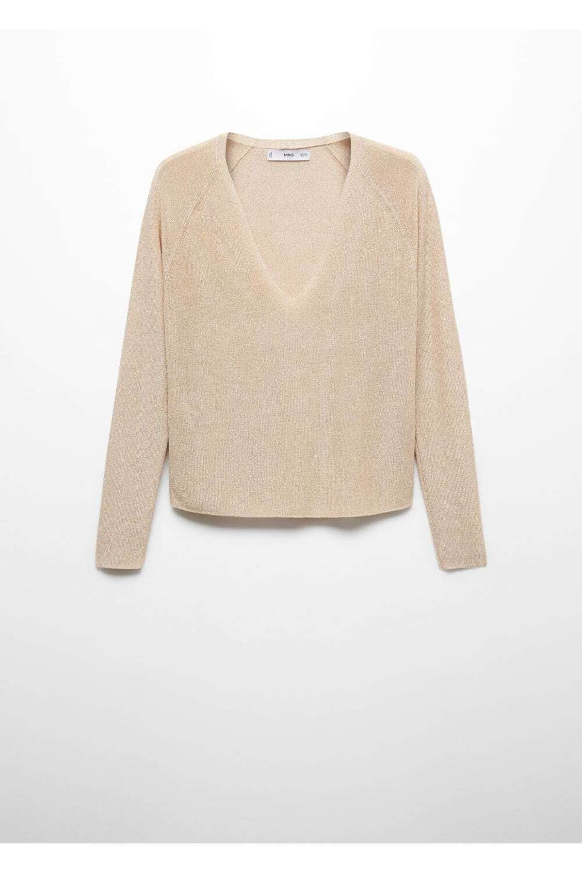 كنزة MANGO لون ذهبي