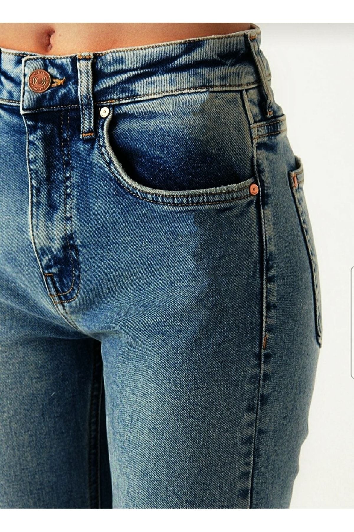 جينز Livik لون أزرق