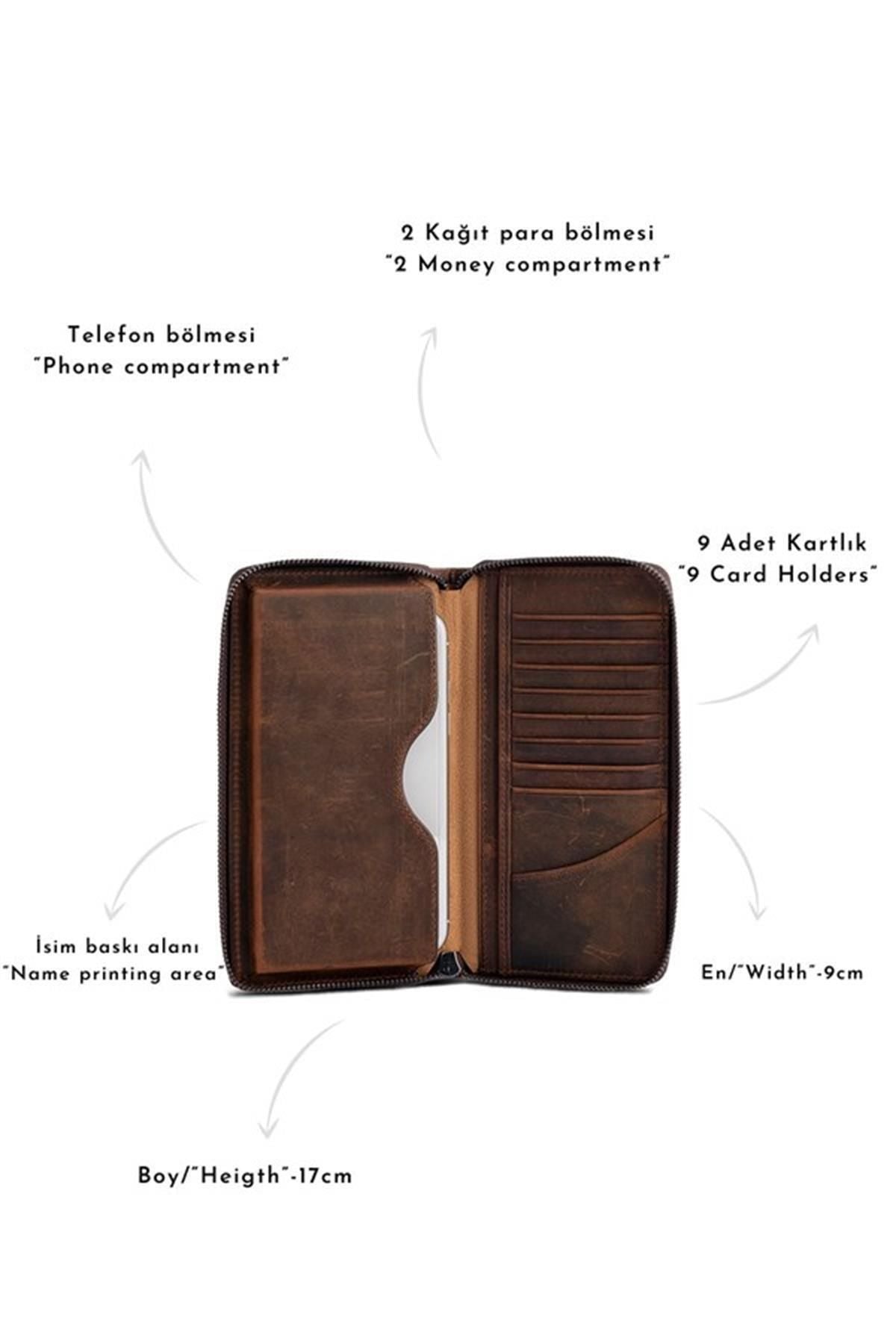 محفظة WATCHOFROYAL لون بني