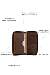 محفظة WATCHOFROYAL لون بني