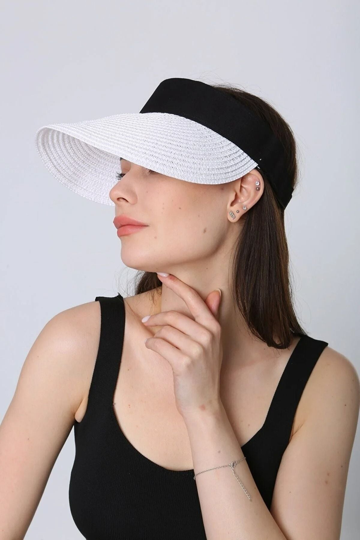 قبعة Luminos Butik لون أبيض